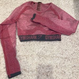 Gymshark long sleeve flex crop top